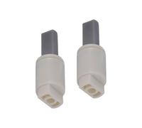 QIXCXAZ Toilet Swivel Damper Hydraulic Soft Close Damper Aiding in Noise Reduction and Providing Reliable Toilet Seat Lid Buffer Flap Easing Hinge, Clock Wise, 56.3x7.5mm