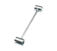 QIXCXAZ Versatile Door Hinge Adjustment Wrench Ensures Smooth Closure and for Various Applications Door Hinge Adjustment Tool Allows Users to Adjust Width of, Silver, 19mm to 25mm