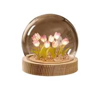 QIXCXAZ Warm White Lighting Glass,Purples,Material Pack