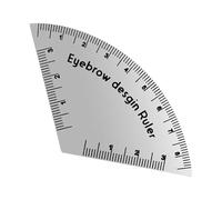 qixeuoa Brow Mapping Stencil, Quick Eyebrow Drawing Tool - Portable Makeup for Beginners, Travel and Stage Performances