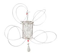 qixeuoa Crab Catcher Baskets | 8 Rings Crab Catcher Equipment - Escape Proof Portable Catch Baskets for Freshwater Saltwater Lobster Catcher Shrimp Catcher Ice Fishing Bridge Kayak