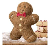qixeuoa Plush Gingerbread Man - Gingerbread Cuddly Toy | Le-bku Chicken Man Decoration | Creative Henmann Plush Decoration, Hen Figurine Dolls, Christmas Cushion for Gingerbread Decoration