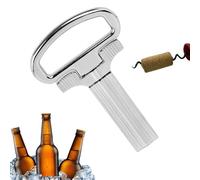 qixeuoa Two-pronged corkscrew, beer corkscrew, portable corkscrew for bar, sommelier, home, outdoor, camping, travel, gift