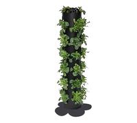 qixeuoa Vertical Garden Tower, 79.8 cm Hollow Plant Tower, Planter for up to 30 Plants, for Patio, Workplace, Balcony, Outdoor, Lawn, Yard and Garden