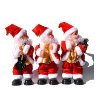Qixfyze Dancing Santa - Bring the Holiday Cheer to Life! Shaking Walking Circle Santa Claus Singing and Dancing Christmas Toys Xmas Electric Dolls for Kids-English Song(SET D)