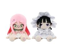 Qixiaan 2PCS Mizi Plush Figure Sua and Hyuna Plush Stuffed Figures Anime Cute Plushies Bag Car Key Decorations 20CM