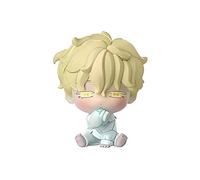 Qixiaan Anime Figrues Luca/Mizi/Ivan/Till Action Figure Sitting Pose Mini Figurine 6CM Cute Q Ver Cartoon Statue PVC Model Desktop Ornament Collectible Gifts for Fans