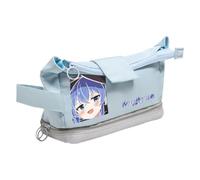Qixiaan Anime Girl Roxy Migurdia Pencil Case Roxy Migurdia Pencil Box Anime Printed Pen Bag Zip-Around Pen Clutch Large Capacity Makeup Pouch