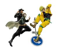 Qixiaan Dio Brando Figure Statue Jotaro Action Figure 26CM Manga Figurine PVC Standing Pose Model Christmas Ornament Birthday Collection Decoration Gifts