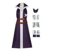 Qixiaan Erza·Scarlet Cosplay Costume Purple Suit Dress Women's Cosplay Sleeveless Outfit Long Dress Anime Clothes Carnival Party Stage Outfits Uniform