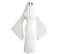 Qixiaan Ghost Girl Battle Robe Dress Ghost Girl Cosplay Costume Casual Role-Play Outfit Carnival Suit Women Slim Mermaid-Tail Dress for Halloween Party