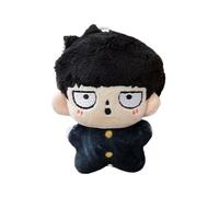 Qixiaan Kageyama Shigeo/Mob Plush Figure 12CM Anime Reigen Arataka Plush Pendant Anime Cat Ear Style Charm PP Cotton Cushion Soft Stuffed Furry Car Bag Home Sofa Decoration Pendant for Fans