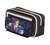 Qixiaan Maomao Pencil Pouch Jinshi Anime Pencil Bag 3D Anime Printed Pen Case with Zip Student Stationery Storage for Primary Junior Senior College and Office