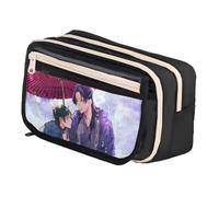 Qixiaan Maomao Pencil Pouch Jinshi Anime Pencil Bag 3D Anime Printed Pen Case with Zip Student Stationery Storage for Primary Junior Senior College and Office