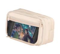 Qixiaan Maomao Pencil Pouch Jinshi Anime Pencil Bag 3D Anime Printed Pen Case with Zip Student Stationery Storage for Primary Junior Senior College and Office