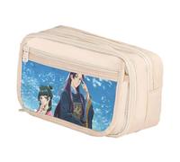 Qixiaan Maomao Pencil Pouch Jinshi Anime Pencil Bag 3D Anime Printed Pen Case with Zip Student Stationery Storage for Primary Junior Senior College and Office