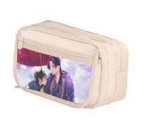 Qixiaan Maomao Pencil Pouch Jinshi Anime Pencil Bag 3D Anime Printed Pen Case with Zip Student Stationery Storage for Primary Junior Senior College and Office