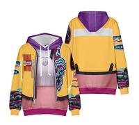 Qixiaan Rumi Hoodie Mommy-and-me outfits Jinu Abby Cosplay Long Sleeve Sweatshirt Anime Movie Pullover Hoodies Top for Unisex