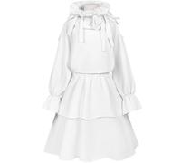 Qixiaan Sua Cosplay Costume Sua Anime Cosplay Outfits Women's Anime Costume for Summer White Dress Set Party Dress
