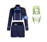 Qixiaan Tachibana Nozomi/Tachibana Hikari Cosplay Costume Outift Women's Blue Uniform Set Halloween Carnival Party Dress Up Suit for Fans