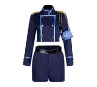 Qixiaan Tachibana Nozomi/Tachibana Hikari Cosplay Costume Outift Women's Blue Uniform Set Halloween Carnival Party Dress Up Suit for Fans