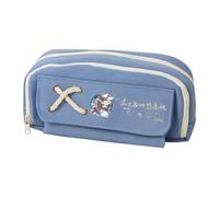 Qixiaan Wei Wu Xian Pencil Case LAN Wang Ji Anime Pen Box Anime Printed Oxford Cloth Pencil Case Stationery/Cosmetics Storage Makeup Organizer Gift