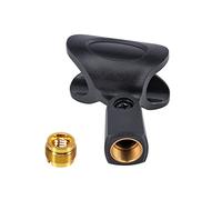 QIXIAMO Flexible Large Microphone Clips for All Handheld Transmitters Mic Holder Adapter Hard & / Threading