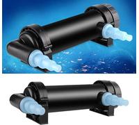 QiXiaYuHui UV Sterilizer Lamp, 13W Aquarium Fish Tank UV Light Sterilizer, Water Cleaner, Crystal Material, 360° Disinfection, IP68 Waterproof