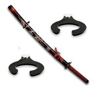 QIXIN Katana Wall Mountsword Display Wall Mount ，Katana Stand Made by Eckley Materials，Swords or Katanas Can be Hung Horizontally or Vertically on The Walls。