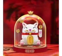 QIXINDGYH Acrylic Display Case for Lego 40813 Lucky Cat Model, 3mm Dustproof Display Box, Compatible with Lego 40813