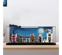 QIXINDGYH Acrylic Display Case for Lego 76444 Diagon Alley, 3mm Dustproof Clear Display Box, Compatible with Lego 76444