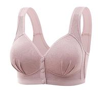Qixiu Wireless Sports Bra, Grey, XXL, Full Coverage, High Support, High Impact, Adjustable Strap, Racerback, Wired, Medium Padding, Regular Fit, A-E Cup, 38 Band, 1 Count, Includes 1 Underwear