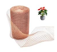 Qixuer 1 Roll 127mm*10m Copper Mesh Slug Repellent, Double-Layer Protection, Rodent Mesh Ideal for Garden & Raised Beds, Keeps Slugs & Rodents Away