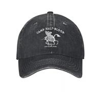 QIYAEUA Camp Cabin 13 Unisex Baseball Caps Percy Jackson Distressed Denim Caps Hat Classic Outdoor Adjustable Fit Headwear