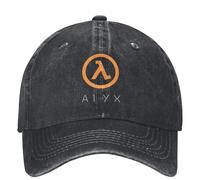 QIYAEUA Half Life Alyx Denim Baseball Cap Classic Gaming Hunting Camping Trucker Hat Spring Unisex Fashion Sun Visors Baseball Caps Gift
