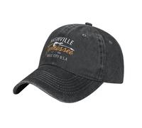 QIYAEUA Unisex Guitar Nashville Washed Baseball Cap Music City y2k Cute Trucker Hat Spring Women Men Hiking Fishing Print Baseball Caps