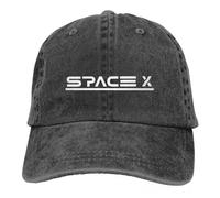 QIYAEUA Unisex Vintage SpaceX Mars Starship Moon Baseball Cap Unisex Distressed Denim Washed Snapback Hat Travel Unstructured Soft Caps Hat