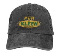 QIYAEUA Washed Men's Baseball Cap Pur Kleen Water Company Trucker Snapback Cowboy Caps Dad Hat Golf Hats Gift