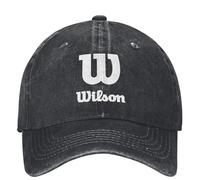 QIYAEUA Wilsons Logo Baseball Cap Outdoor Gym Adjustable Trucker Hat Unisex Men Casual Sunshade Snapback Cap Gift