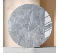Qiydia Round Lazy Susan Dining Table, 360° Rotation Turntable Marble Sintered Stone Texture Serving Tray, Food Server Party Centerpieces for Kitchen, Restaurant(50cm/20, C)