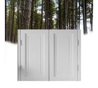 QIYFOZ 28 32 36 47" Saloon Doors Swinging Half Doors Cafe Partition Door Two-Way Open/Auto Close Interior Porch Swing Door Include All Hinges(White,80x90cm/31.4x35.4in)