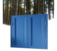 QIYFOZ 28 32 36 47" Saloon Doors Swinging Half Doors Cafe Partition Door Two-Way Open/Auto Close Interior Porch Swing Door Include All Hinges(Blue,110x90cm/43.3x35.4in)