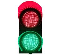 QIYFOZ LED Traffic Stop Light, 2 Light Red/Green, Industrial Loading Dock Bay Light, Outdoor Waterproof Indicator Warning Light Traffic Signs, for Road, Toll Station, Factory(30