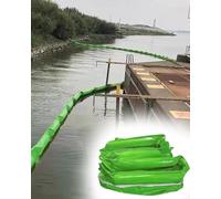 QIYFOZ Oil Spill Containment Boom, Heavy-Duty Floating Barrier for Water Pollution Control and Flood Prevention