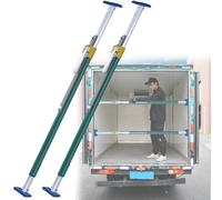QIYFOZ Ratcheting Cargo Bar，，Heavy-Duty Adjustable Cargo Load Bars for Trailers & Trucks, Aluminum Stabilizer Bar Set with Anti-Slip Mats, 2-10 Pieces, Fits 152.4-190.4cm (5-6.2