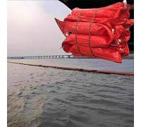 QIYFOZ Solid Float Type PVC Oil Boom for Harbor/River/Sewage Outlet, Reusable Industrial Spill Barrier, Multifunctional Aquatic Plant Barrier for Protecting Water Sources(L 65