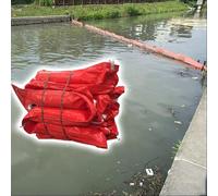QIYFOZ Solid Float Type PVC Oil Boom for Pollution Prevention, Professional Industrial Spill Barrier, Sewage Outlet Oil Containment Boom for Lakes/Oceans(L 10m/32.8ft,H 150cm/59