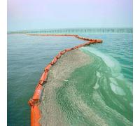QIYFOZ Solid Floating Oil Boom, Professional Industrial Spill Barrier for Pollution Control, Eeasy - Install PVC Oil Fence for Ports/Rivers/Marine(L 32.8ft/10m,H 13.8inch/35cm)