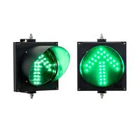 QIYFOZ Traffic Signal Light, Traffic Light Lamp, LED Traffic Stop Lights, Traffic Lights, Traffic Signals, Green Arrow Indicators, Suitable for Parking Lots, Construction Sites,