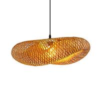 QIYHB Bamboo Pendant Light Tea Room Zen Chandelier New Chinese Style Homestay Garden Lamp Southeast Asian Style Japanese Tea House Bamboo Art Lamp